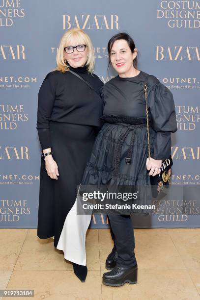 Ellen Mirojnick and Arianne Phillips attend Harper's BAZAAR and the CDG Celebrate Top Costume Designers and Nominees of the 20th CDGA with an Event...
