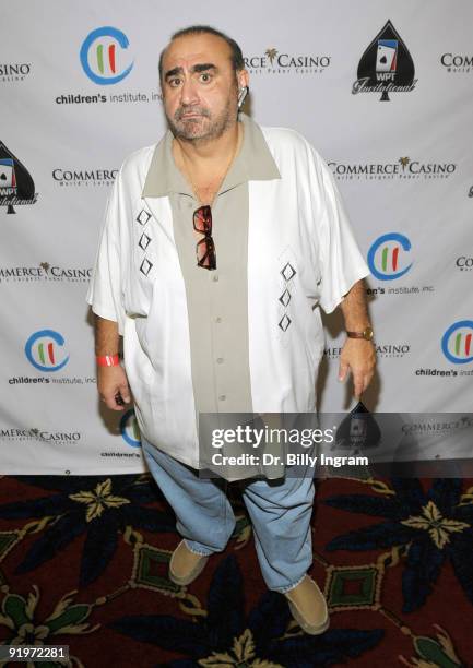 Actor Ken Davitian attends in the Children's Institute ''Poker For A Cause'' Celebrity Poker Tournament at Commerce Casino on October 17, 2009 in...