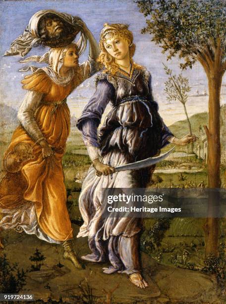 Judith Returns from the Enemy Camp at Bethulia, 1470-1472. Found in the Collection of Galleria degli Uffizi, Florence.