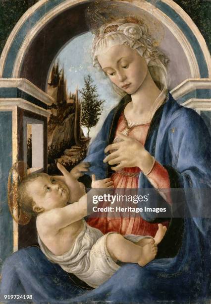 The Virgin and Child, ca 1467. Found in the Collection of Musée du Petit Palais, Avignon.