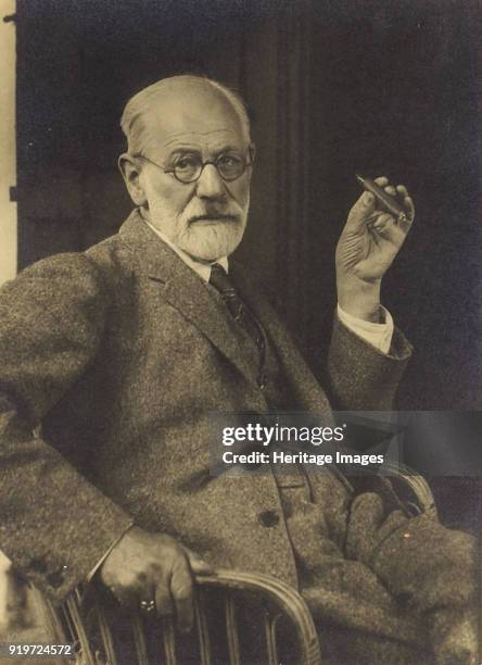 Sigmund Freud, ca 1921. Private Collection.