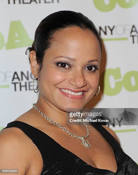 Actress Judy Reyes attends the Company Of Angel's 50th Anniversary Gala Honoring Leonard Nimoy at The Alexandria Hotel on October 17, 2009 in Los...