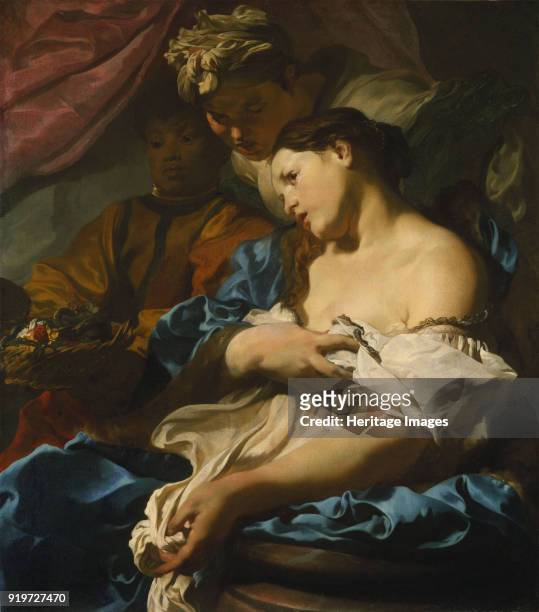The Death of Cleopatra, ca 1624-1625. Found in the Collection of Alte Pinakothek, Munich.