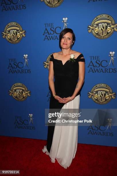 Rachel Morrison attends the 32nd Annual American Society Of Cinematographers Awards at The Ray Dolby Ballroom at Hollywood & Highland Center on...