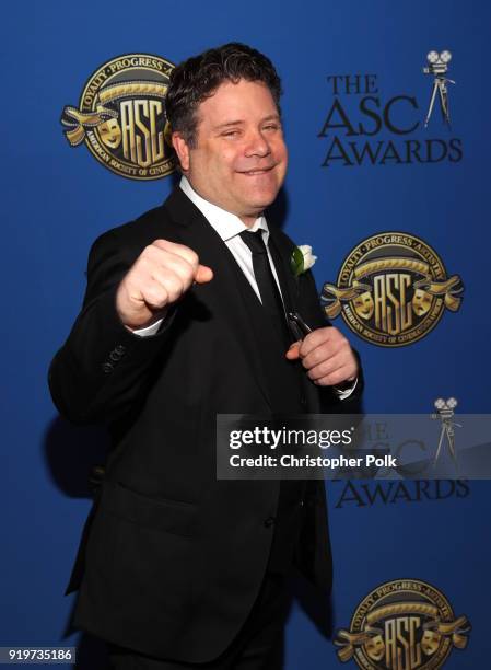 Sean Astin attends the 32nd Annual American Society Of Cinematographers Awards at The Ray Dolby Ballroom at Hollywood & Highland Center on February...