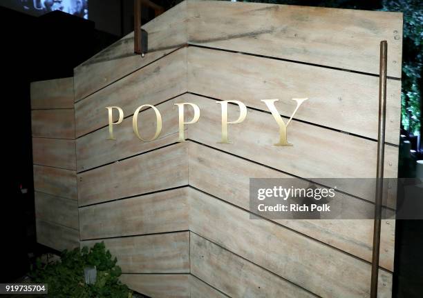 View outside Poppy, host venue of GOAT and James Harden Celebrate NBA All-Star Weekend 2018 at Poppy on February 17, 2018 in Los Angeles, California.