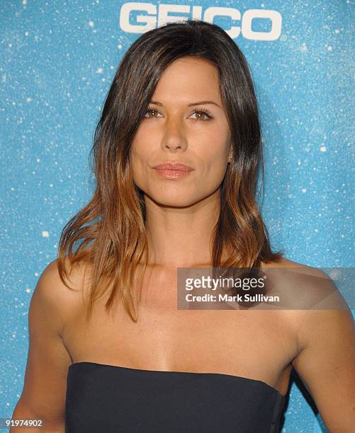 Actress Rhona Mitra arrives at Spike TV's "SCREAM 2009!" Awards at The Greek Theatre on October 17, 2009 in Los Angeles, California.