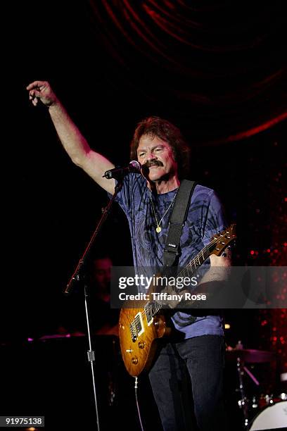 Recording artist Tom Johnston performs at The Howard Fine Theatre on October 17, 2009 in Hollywood, California.