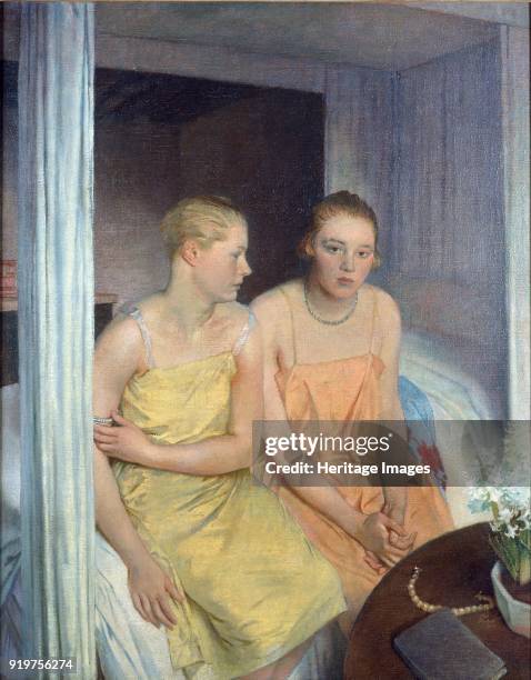 Gabrielle and Rosemary, 1828. Artist Glyn Warren Philpot.