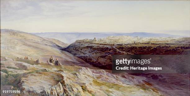 Jerusalem, 1865. X Artist Edward Lear.