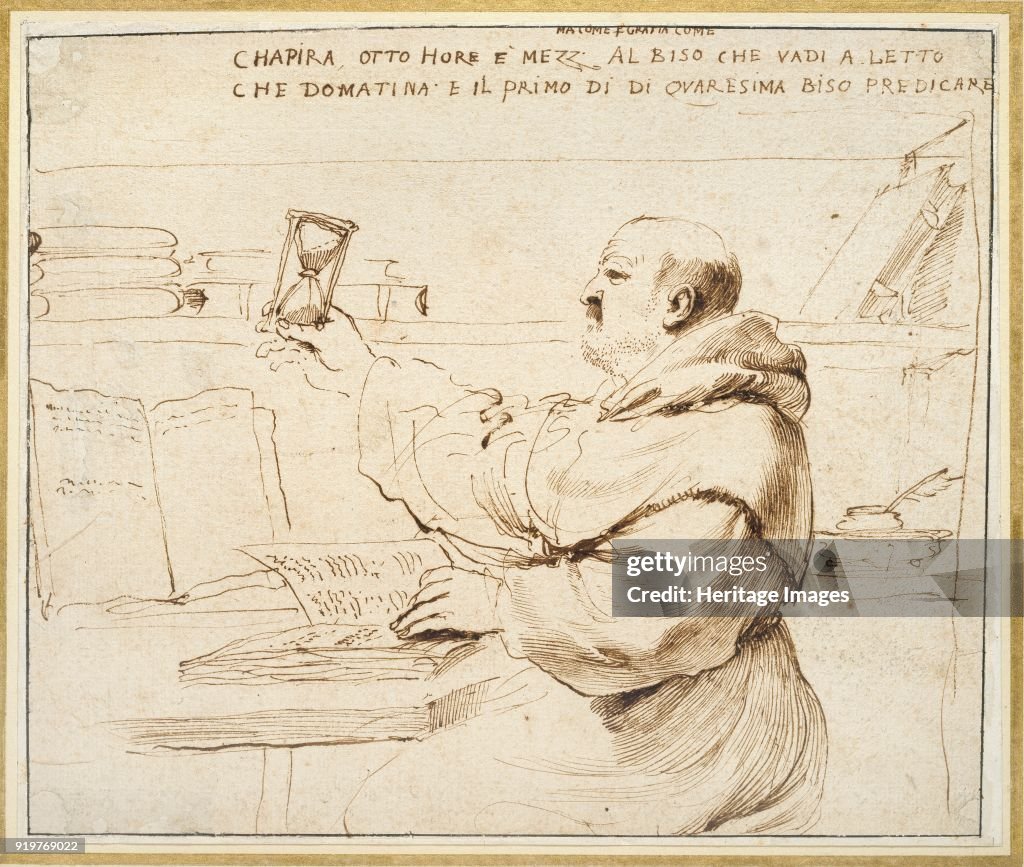 Caricature Of Fra Bonaventura Bisi