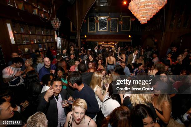 Guests attend GOAT and James Harden Celebrate NBA All-Star Weekend 2018 at Poppy on February 17, 2018 in Los Angeles, California.