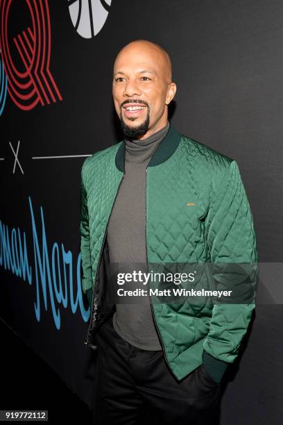 Common attends the 2018 GQ x Neiman Marcus All Star Party at Nomad Los Angeles on February 17, 2018 in Los Angeles, California.