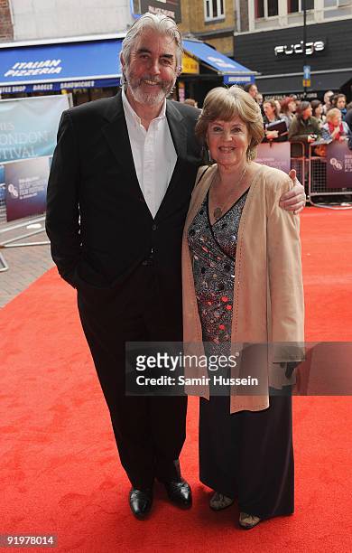 Pauline Collins and John Alderton arrive for the premiere of 'From Time To Time' during the Times BFI 53rd London Film Festival at the Vue West End...