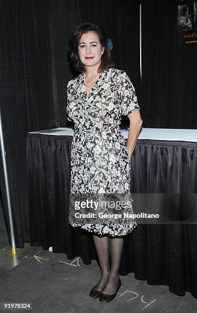 Actress Sean Young attends day 2 of the 2009 Big Apple Comic Con at Pier 94 on October 17, 2009 in New York City.