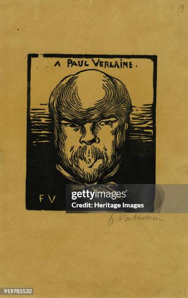 Paul Verlaine , 1891. Found in the collection of Musée d'art et d'histoire, Genf.