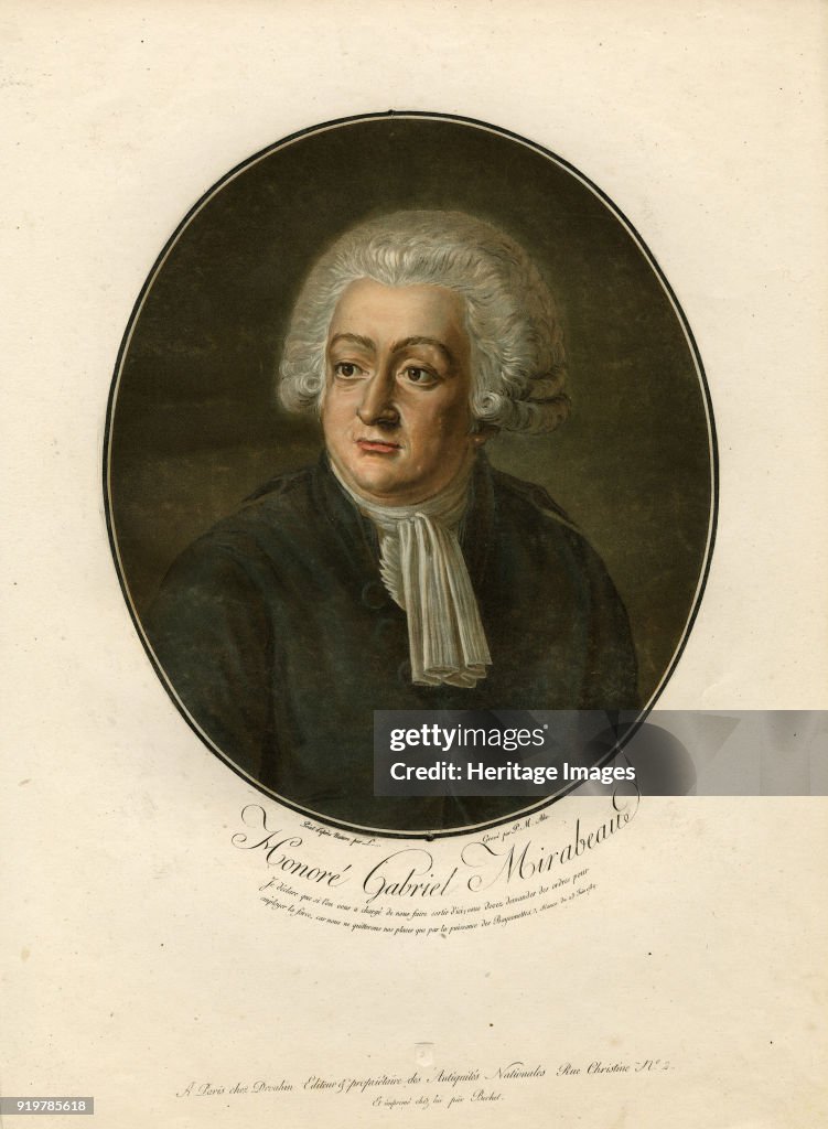 Portrait Of Honoré Gabriel Riqueti