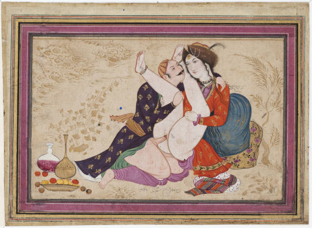 Love scene, 1693. Found in the collection of Musée d'art et d'histoire, Genf.