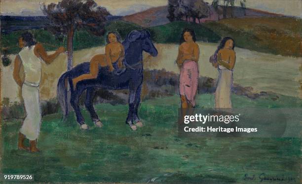 Composition with Figures and a Horse, 1902. Found in the collection of Nationalmuseum Stockholm.