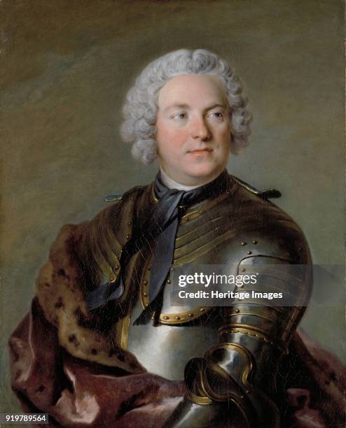 Portrait of Carl Gustaf Tessin , 1741. Found in the collection of Nationalmuseum Stockholm.