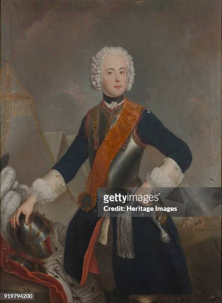 Portrait of Prince Henry of Prussia , 1740s. Found in the collection of Nationalmuseum Stockholm.
