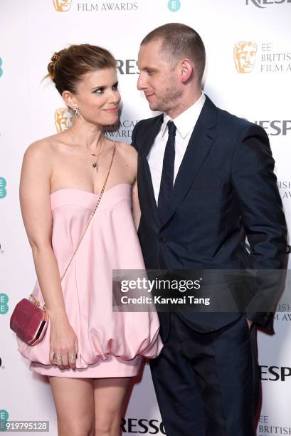 Kate Mara and Jamie Bell attend the EE British Academy Film Awards Nominees Party at Kensington Palace on February 17, 2018 in London, England.