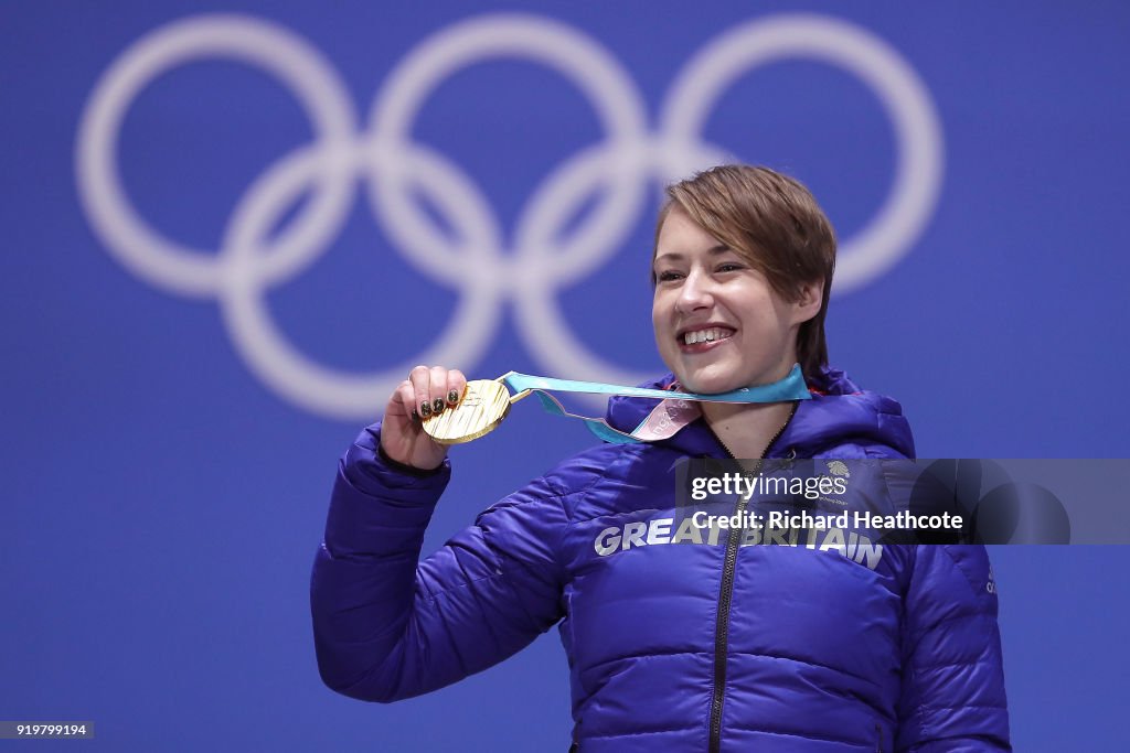Medal Ceremony - Winter Olympics Day 9