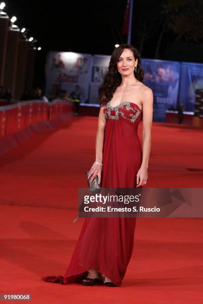 Actress Ana Asensio attends 'The Afterlight' Premiere during day 4 of the 4th Rome International Film Festival held at the Auditorium Parco della...