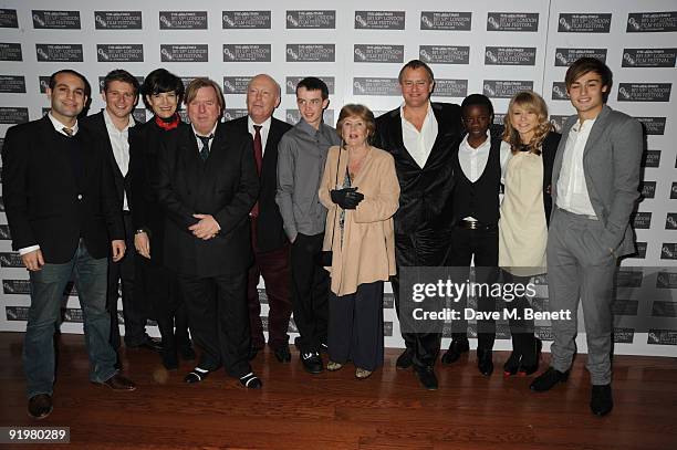 Harriet Walter, Timothy Spall, Julian Fellows and Pauline Collins attend the screening of "From Time to Time" at the Vue West End on October 18, 2009...