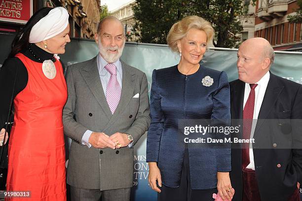 Emma Kitchener-Fellowes, Prince Michael of Kent, Princess MIchael of Kent and Julian Fellowes attend the screening of "From Time to Time" at the Vue...