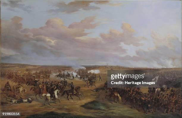 The Battle of Dennewitz on 6 September 1813, 1842. Found in the collection of Nationalmuseum Stockholm.