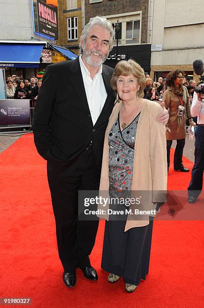 John Alderton and Pauline Collins attend the screening of "From Time to Time" at the Vue West End on October 18, 2009 in London.