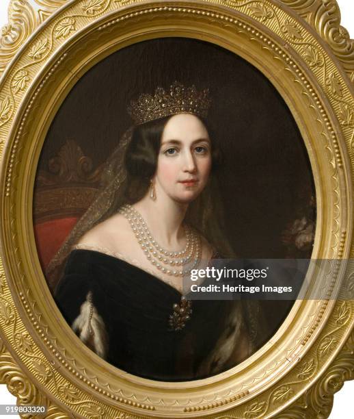 Portrait of Joséphine of Leuchtenberg , Queen of Sweden and Norway. Found in the collection of Nationalmuseum Stockholm.