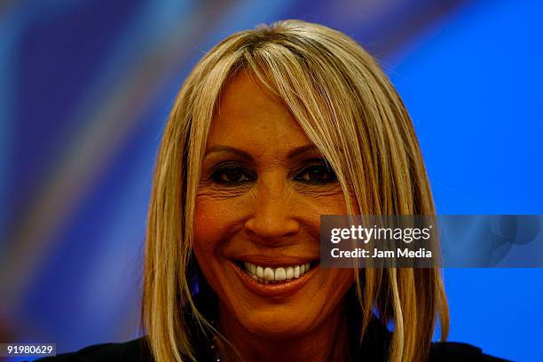 Laura Bozzo during the recordings of the second season of her TV Show 'Laura de Todos, sin miedo a la verdad' at the studios of Azteca TV on October...