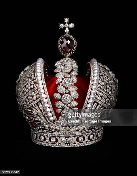 The Imperial Crown of Catherine II the Great. Found in the collection of State Hermitage, St. Petersburg.