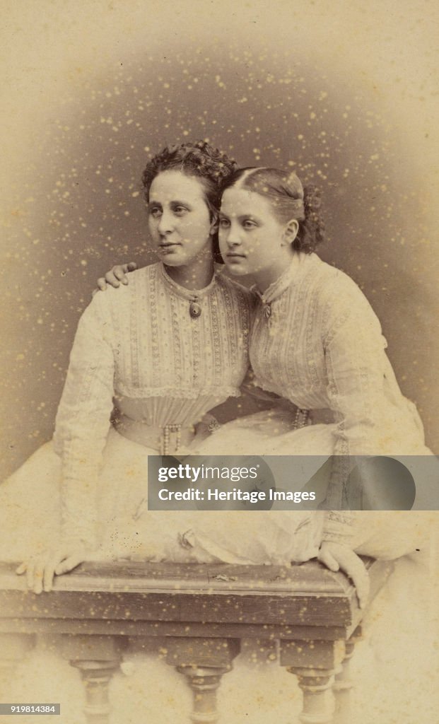 Portrait Of Grand Duchess Alexandra Iosifovna (1830-1911) And Grand Duchess Olga Constantinovna Of R