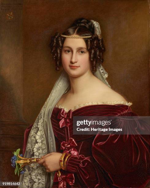 Portrait of Princess Maria Crescentia of Oettingen-Wallerstein , 1836. Private Collection.