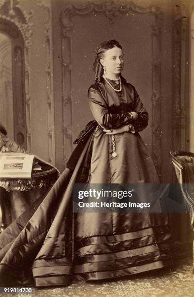 Portrait of Grand Duchess Alexandra Petrovna of Russia , Princess of Oldenburg, 1874. Found in the collection of Russian State Film and Photo...