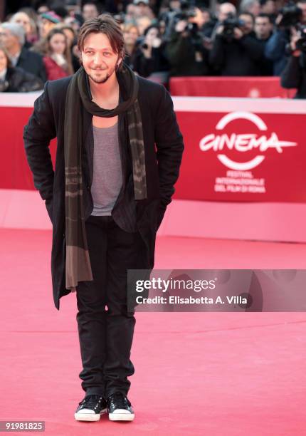 Actor Silvio Muccino attends the 'Astro Boy' Premiere during day 4 of the 4th Rome International Film Festival held at the Auditorium Parco della...