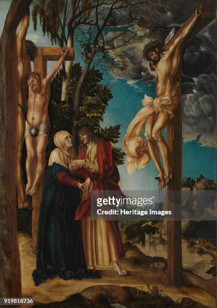 The Crucifixion, 1503. Found in the collection of Alte Pinakothek, Munich.