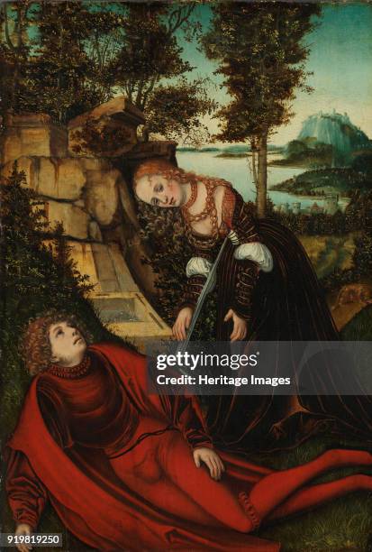 Pyramus and Thisbe, ca 1515-1520. Found in the collection of Staatsgalerie in der Neuen Residenz Bamberg.
