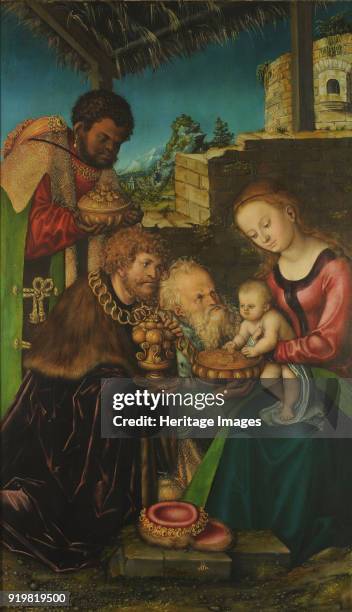 The Adoration of the Magi, ca 1515. Found in the collection of Schloss Friedenstein Gotha.