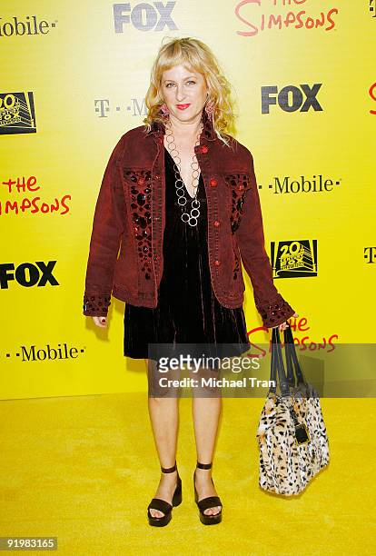 Kimmy Robertson arrives to "The Simpsons: Treehouse of Horror" - 20th Anniversary party held at the Barker Hangar on October 18, 2009 in Santa...