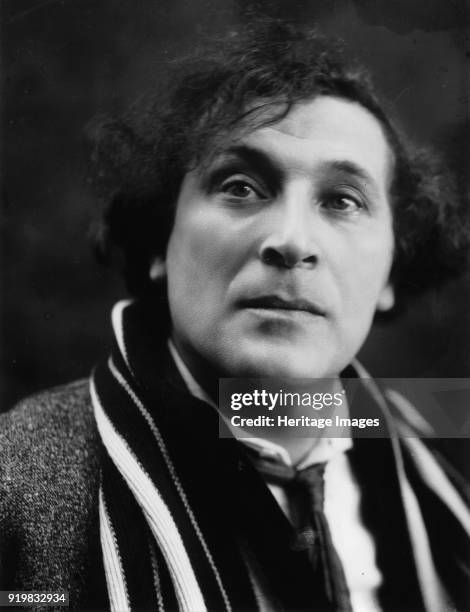 Portrait of the Artist Marc Chagall , End 1920s. Found in the collection of Russian State Archive of Literature and Art, Moscow.