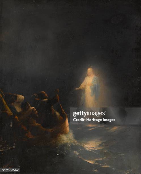 Jesus Walks on Water, 1863. Private Collection.