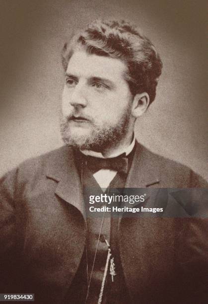 Portrait of the composer Georges Bizet , 1870. Found in the collection of Philharmonie de Paris.
