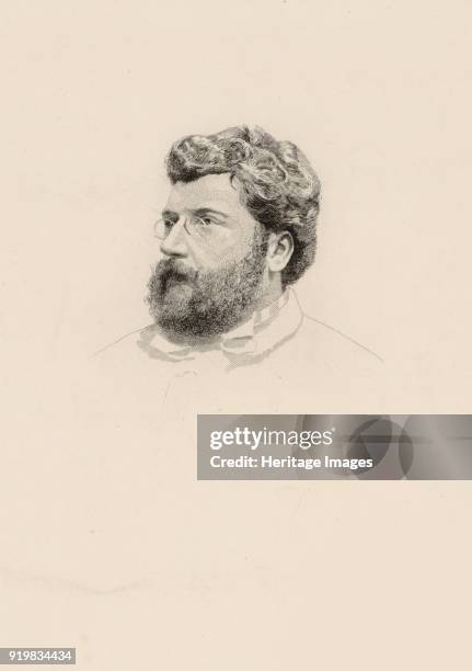 Portrait of the composer Georges Bizet , 1860s. Found in the collection of Philharmonie de Paris.