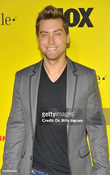Lance Bass attends The Simpsons Treehouse Of Horror XX And 20th Anniversary Party on October 18, 2009 in Santa Monica, California.