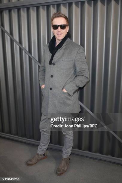 Damian Lewis attends the Temperley London show during London Fashion Week February 2018 at on February 18, 2018 in London, England.