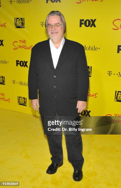 Matt Groening attends The Simpsons Treehouse Of Horror XX And 20th Anniversary Party on October 18, 2009 in Santa Monica, California.